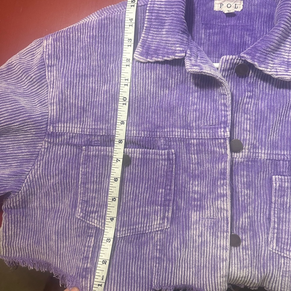 POL Purple Corduroy Jacket - Picture 4 of 8
